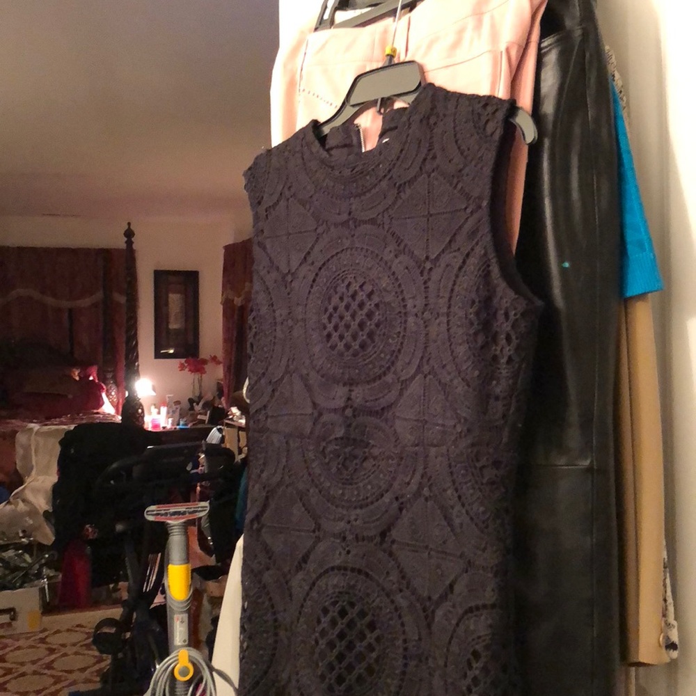 NWT black lace dress